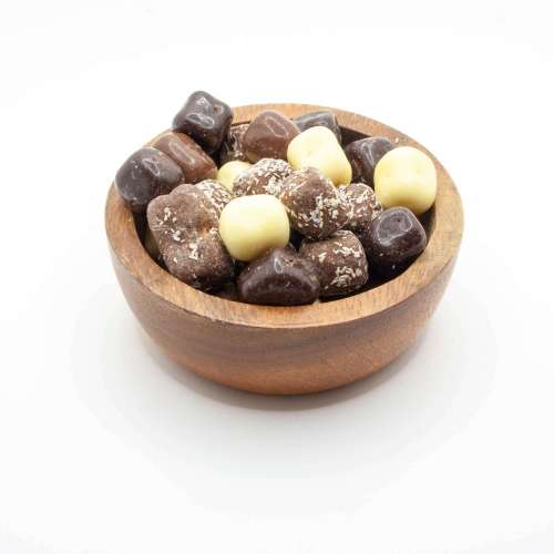 Kokosové kostky v mix čokoládách